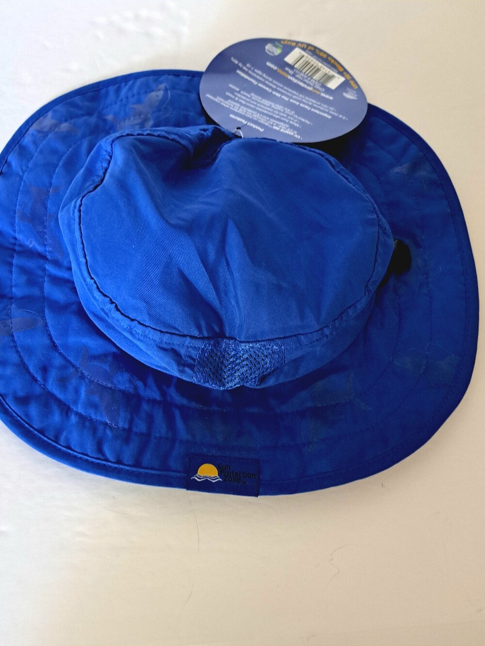 Sun Protection Kids Blue Bucket Hat